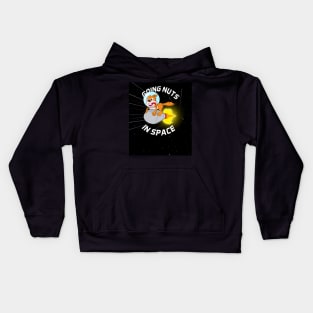 Going Nuts in Space Kids Hoodie